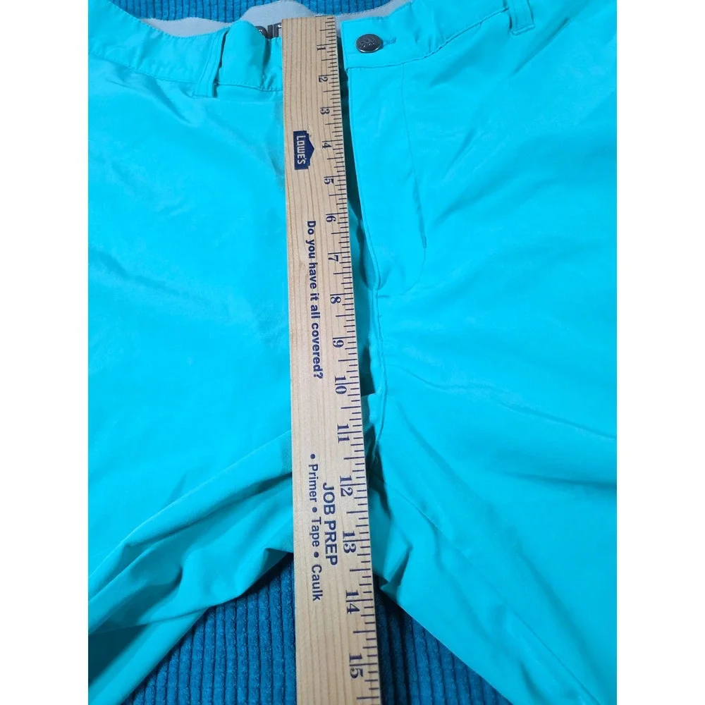 Adidas Golf Shorts Mens 36 Turquoise Blue Ultimate365 Stretch Flat Front